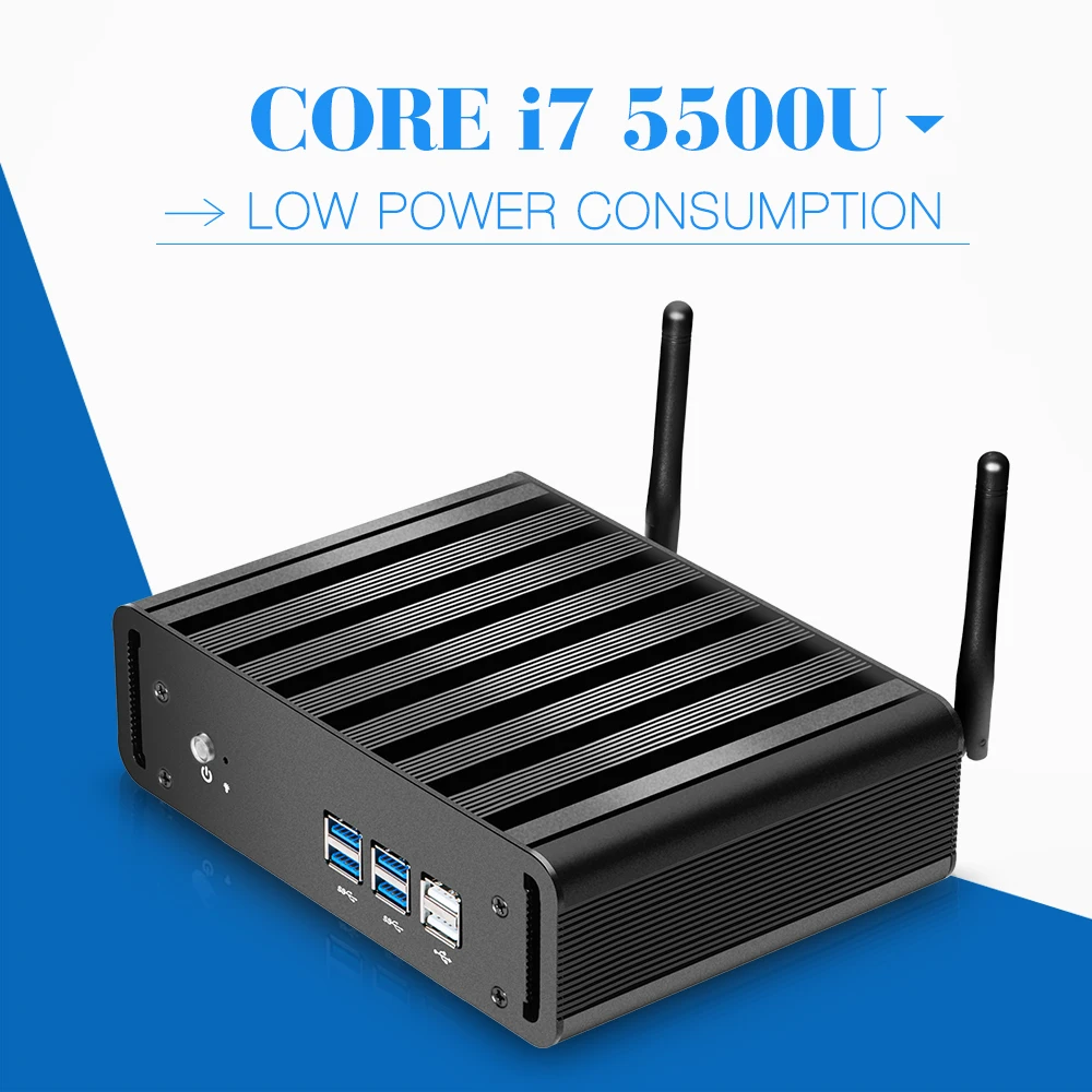 Горячие продажи i7 мини-пк barebone pc безвентиляторный тонкий клиент stick пк Поддержка