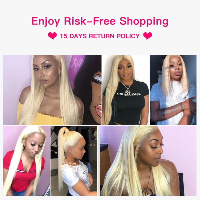 Медовый светлый 613 цвет Remy бразильские волосы плетение прямые человеческие 2/3/4