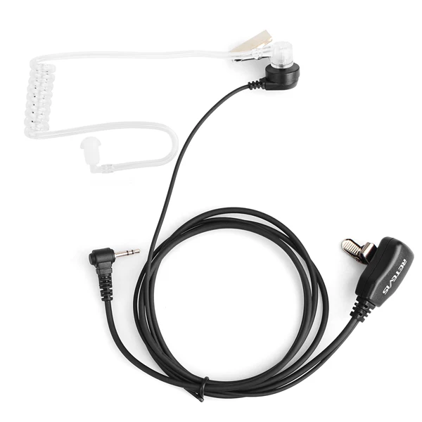 1Pin PTT MIC Динамик тайное воздуха Акустическая трубка Гарнитура для Motorola иди и болтай Walkie Talkie “иди и T270/T4000/T5800/SX500/T50 Retevis RT45 C9027A