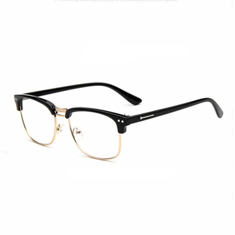 gold Классические винтажные женские очки для глаз, оправа для мужчин, oculos de grau feminino armacao очки - Цвет оправы: gold