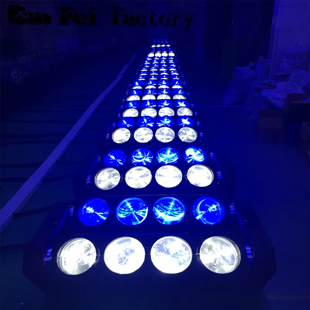 Лира луч перемещение головы светодиодный светильник в форме паука 8X12W 4In1 RGBW DMX s DJ