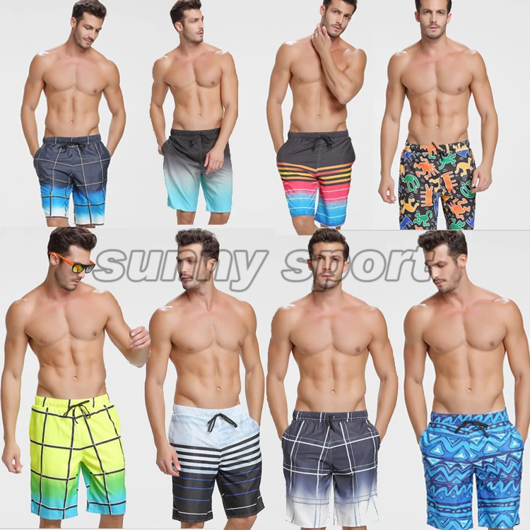 Мужские Летние плавки для плавания SBART свободные пляжные штаны удобные