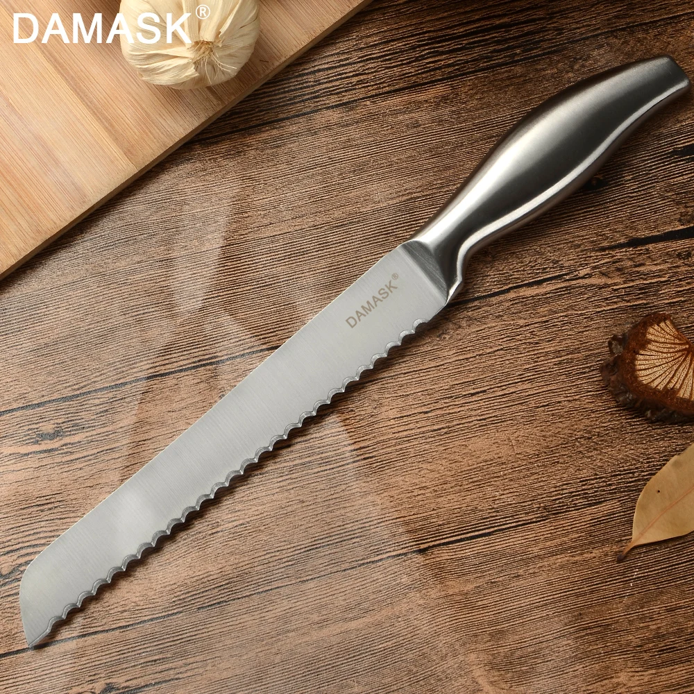 Нож из нержавеющей стали Damask 3Cr13mov универсальный шеф-нож сантоку кухонные ножи в