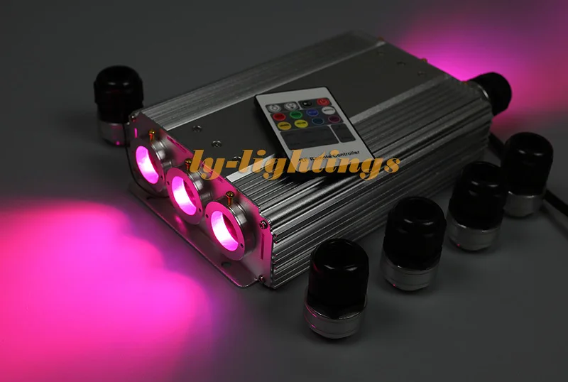 Уличное украшение волоконно оптический свет двигатель 50 Вт дистанционное