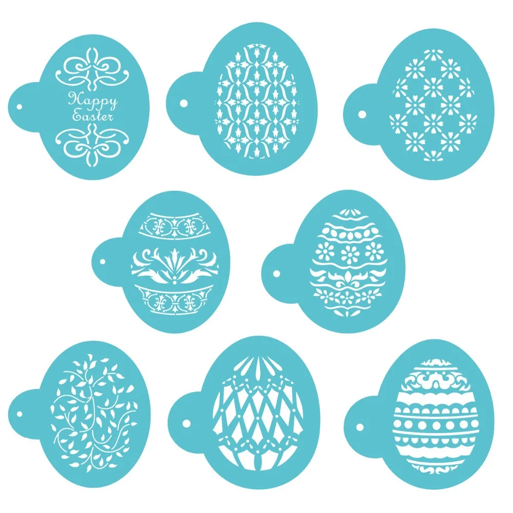 8 шт./компл. форма пасхального яйца Фаберже шаблон трафареты печенья торт кекс