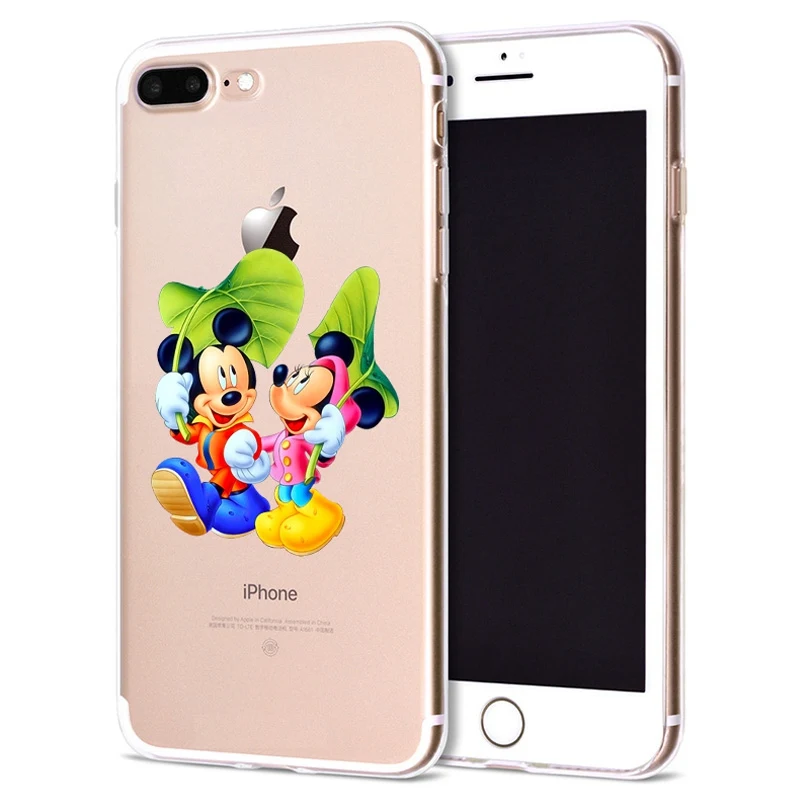 Чехол для Apple iPhone 6 6S 7 Plus X 10 милый мягкий чехол из ТПУ с Минни Оригинальный 8 B312 |
