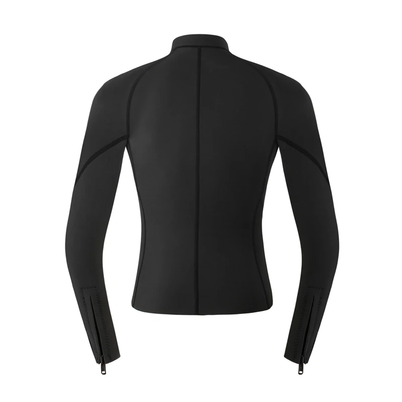 Zipper Tops Diving Suits Men/Women Swimming Jacket Wetsuits Surfing Rash Guards Swimwears Long Sleeve | Спорт и развлечения