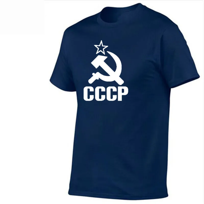 Футболка для спортзала WINER CCCP, Мужская футболка с коротким рукавом, футболки из хлопка с круглым вырезом