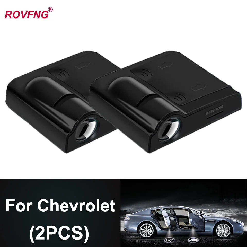 ROVFNG Добро пожаловать светодиодный Автомобильный Дверной светильник для Chevrolet