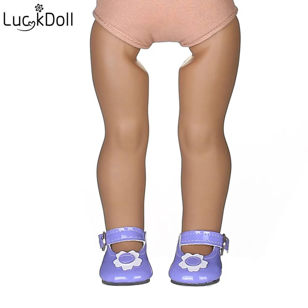 Ботинки LUCKDOLL с круглой головкой из полиуретана размер 18 дюймов американский 43 см