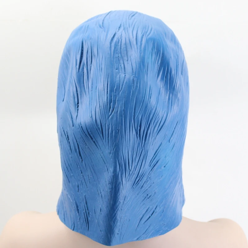 Латексная Маска GNHYLL с голубым попугаем реалистичный маскарадный костюм реквизит