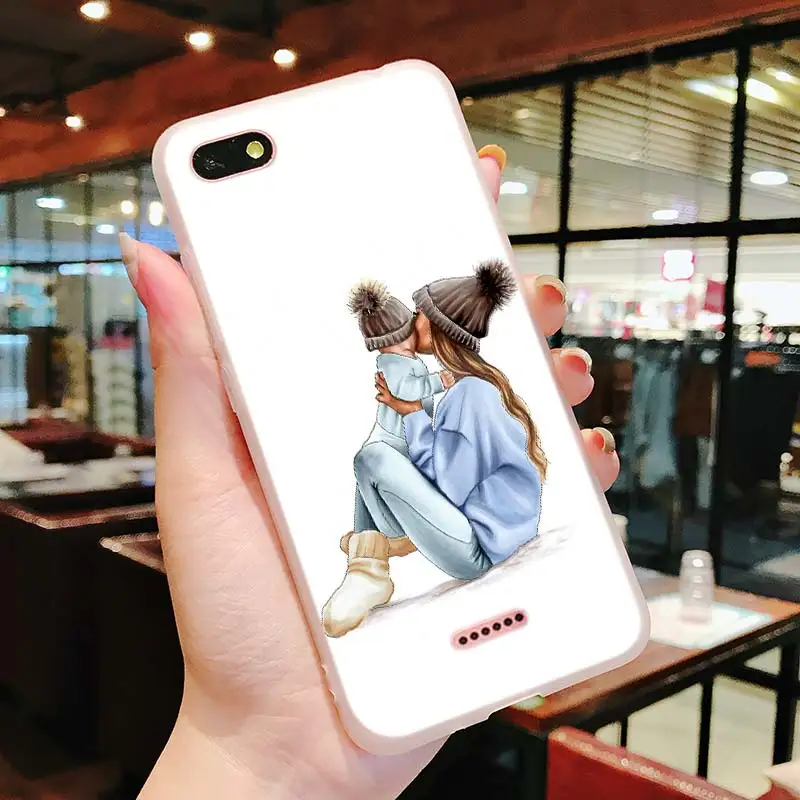 Силиконовый чехол для телефона для Xiaomi Redmi Примечание 8 7 6 5 4X4 K20 Pro 7A 6A 6 S2 5 5A плюс 4X Крышка для малыша и мамы; одежда модная Стиль - Цвет: Style 14