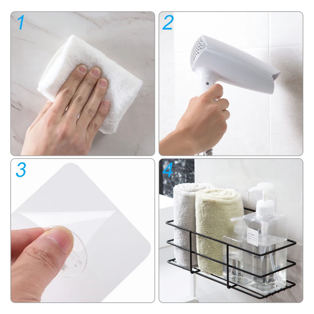 Hoomall настенные пробивные железные стеллажи для хранения косметики корзина