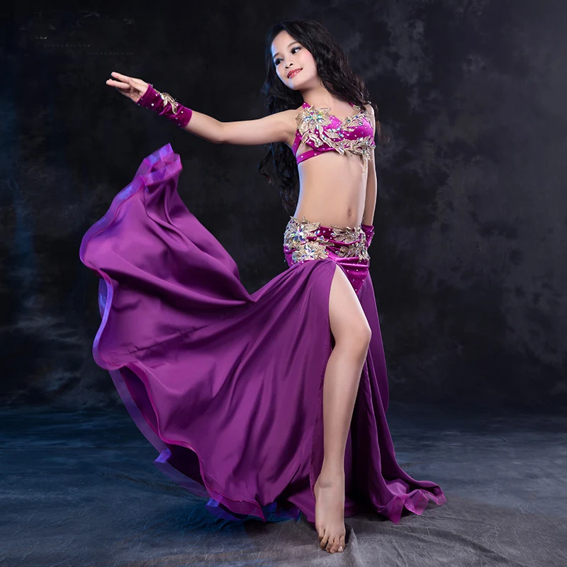 Детский карнавальный костюм для девочек танца живота детский топ юбка с