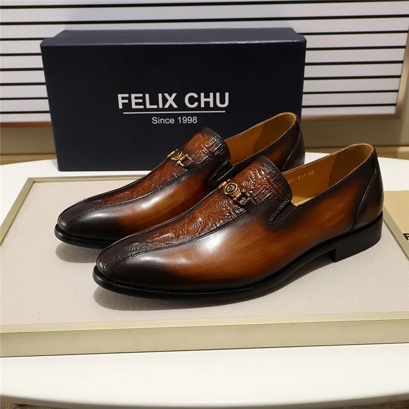 Italian Designer Luxury Slip On Men Loafers Shoes Casual Business Office Work Genuine Leather Black Brown Size 39-46 | Обувь
