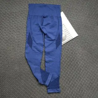 Женские леггинсы для фитнеса с вырезами бесшовные спортивные штаны спортзала