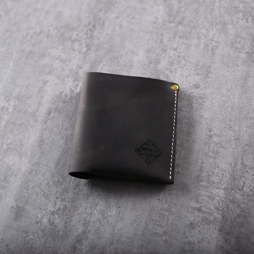Gathersun New Color Leather Short Wallet Good Quality Slim Italian Top Grain Cowhide Unisex | Багаж и сумки