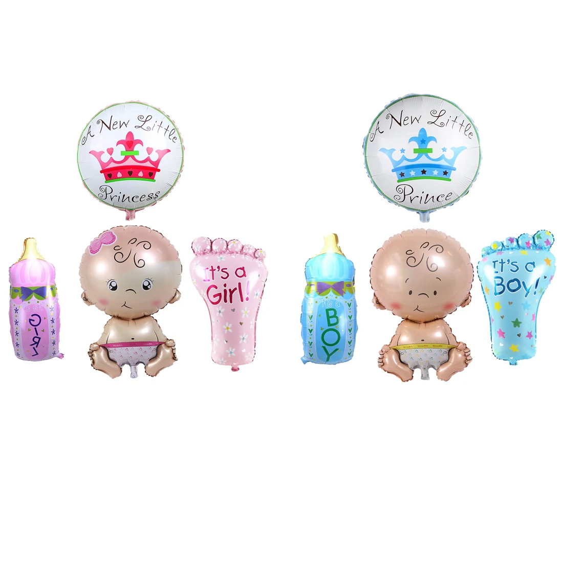 4 шт./компл. фольгированные воздушные шары Baby Shower для украшения темативечерние