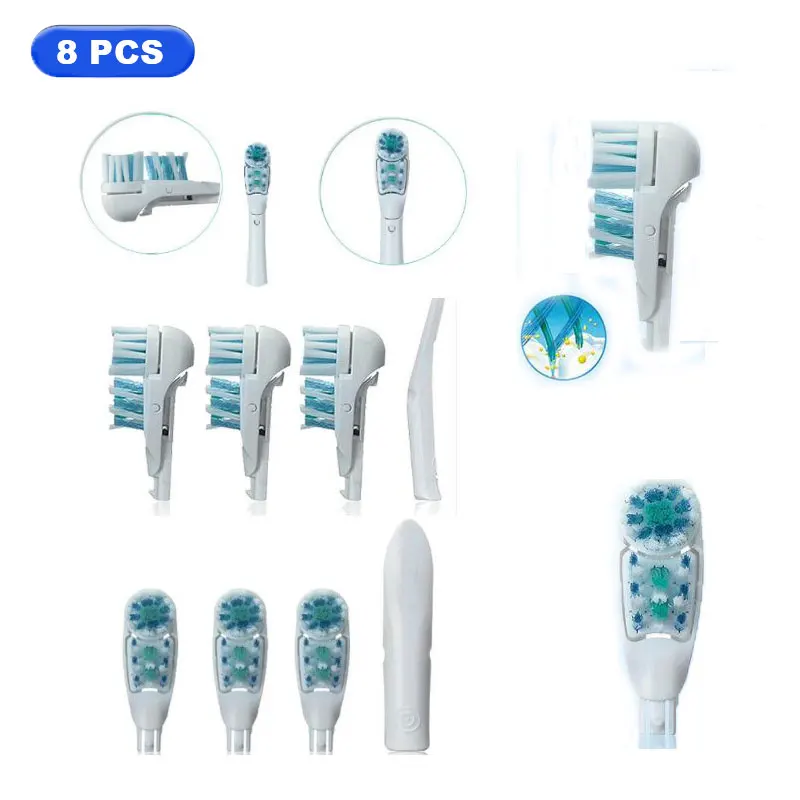 Насадки для электрической зубной щетки Oral B 4732 3733 8 шт.|replacement toothbrush heads|toothbrush