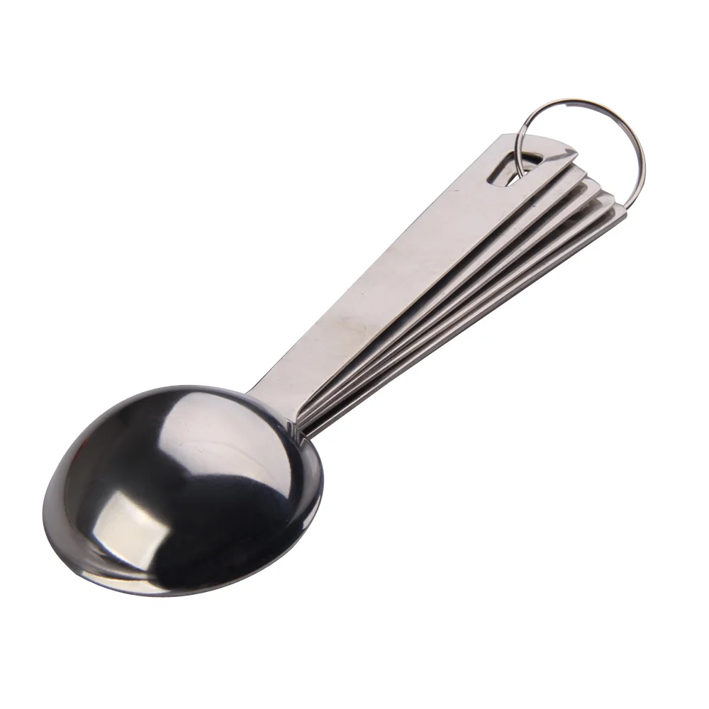 5 шт. из нержавеющей стали деликатный стол кофе мерная чайная ложка кухонный