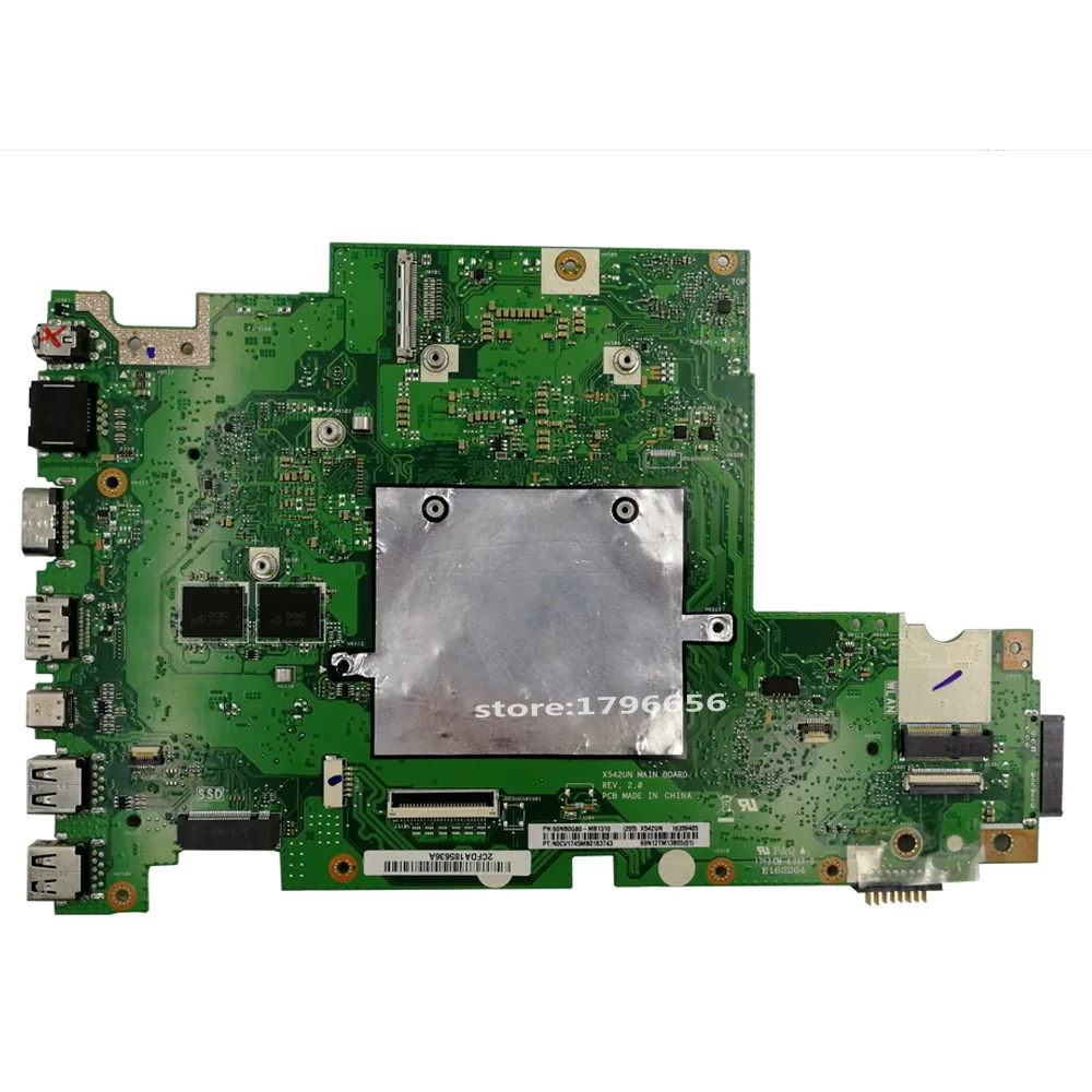 Материнская плата для ноутбука For Asus X542U X542UR X542UQ X542UN X542URR материнская I5 8250U / i7 8550U