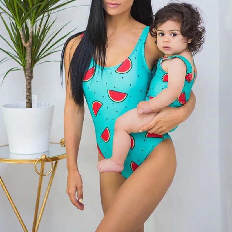 Peachtan Green plus size swimwear women Sexy bikinis 2019 mujer Push up swimsuit one piece lovely child bathing suit Monokini | Спорт и