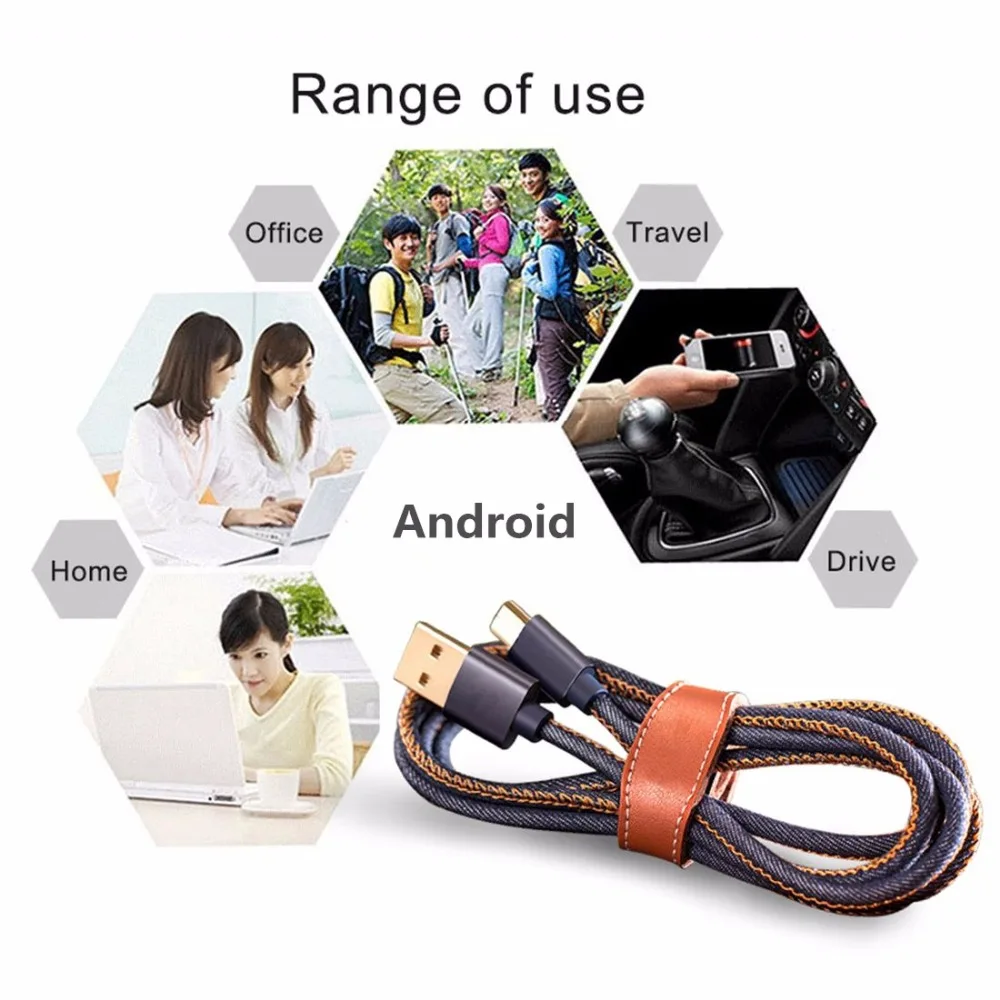 2 м микро USB кабель 2.4A нейлон Быстрая зарядка для передачи данных samsung Xiaomi LG