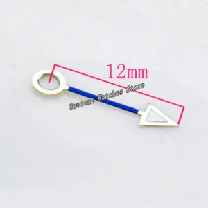 1 шт. наручные часы Hands Corgeut GMT комплект для Mingzhu DG 3804 механизм часы руки - Цвет: 12mm Blue