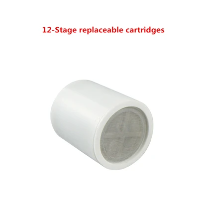 12-Stage Cartridges Hongdec 12-15 этап Душ фильтр для воды очиститель с цифровым кольцом для записи времени использования - Цвет: 12-Stage Cartridges