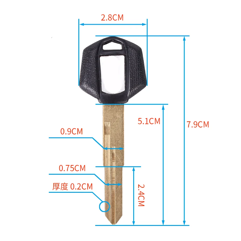 Motorcycle keys Blank Key Uncut Blade For SUZUKI BKING GSX1300 BK GSX 400 600 750 1000 1300 |