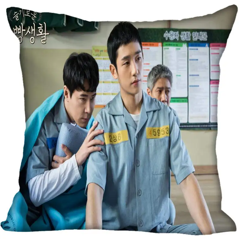 Новые Пользовательские Jung Hae В наволочках печатные квадратные шелковые наволочки домашние декоративные на молнии атласные наволочки(одна сторона