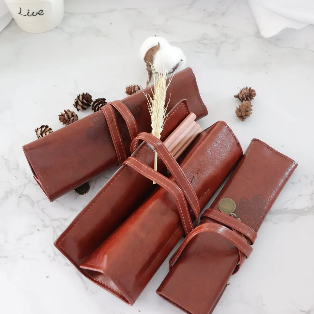 1X винтажный пиратский пенал Ретро Классический чехол для ручки компас складные