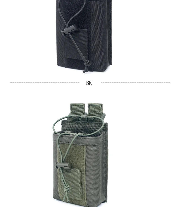 1000D нейлон Военная тактика Molle Чехол для рации сумка спортивная подвеска держатель рации Сумка Журнал Mag карман