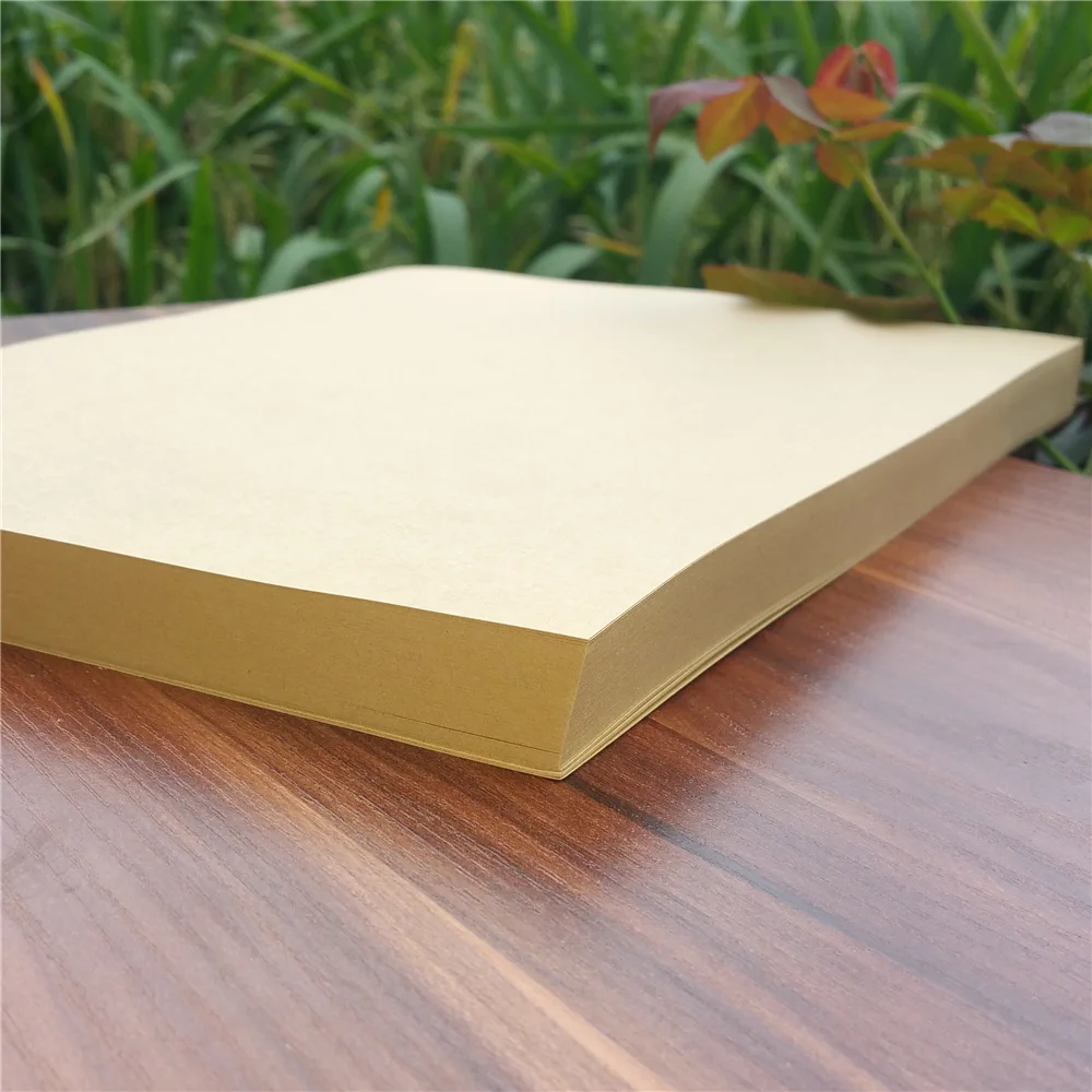 50 шт./лот A4 Размер 21*29.7 см крафт-бумаги 250gsm карты бумаги, коробка подарочная упаковка