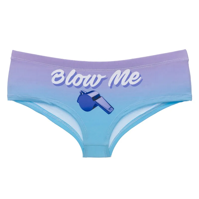 DeanFire дамские трусики blow me whistle letters забавное милое нижнее белье с принтом милые