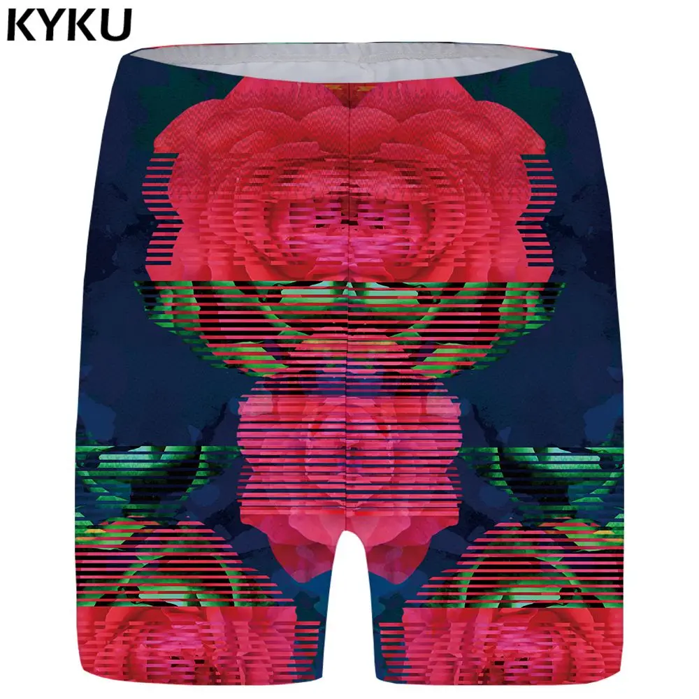 Shorts 11 Бренд KYKU, шорты с графикой, женские Желтые Повседневные Шорты, Ретро стиль, 3d принт, короткие штаны, обтягивающие, в стиле хип-хоп, женские шорты, женские летние, Новинка - Цвет: Shorts 11