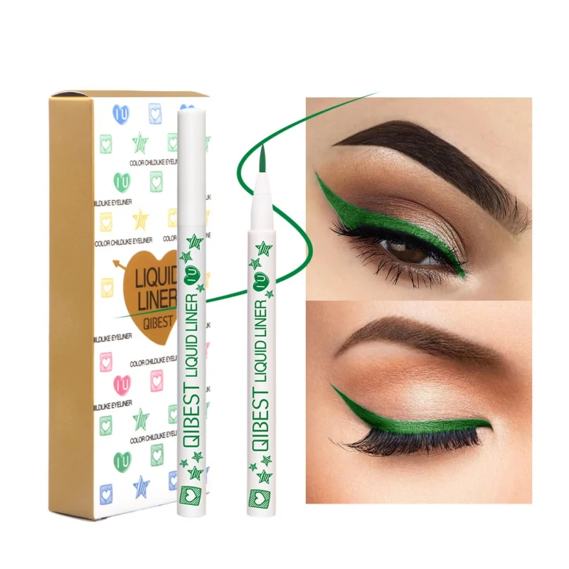 Водостойкая Подводка для глаз жидкая быстросохнущая долговечная подводка 12