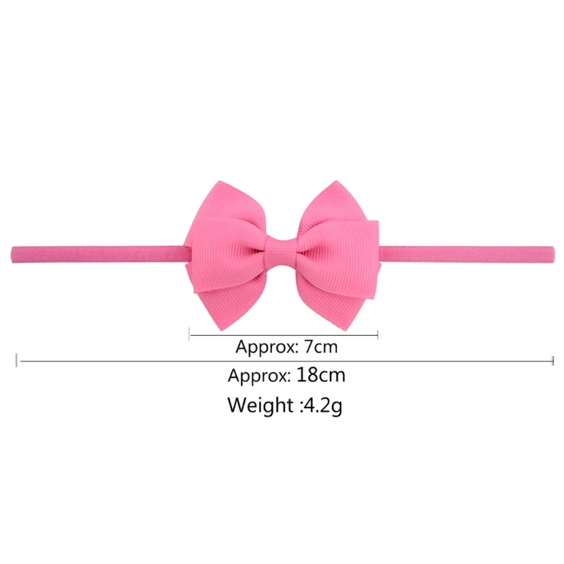 10 шт. модные резинки для волос с цветочным бантом маленьких девочек аксессуары