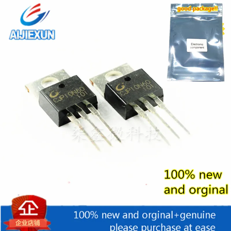 10 шт. 100% новые и оригинальные CJP10N60 до 220 пластиковые инкапсулированные МОП в