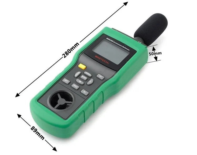 MASTECH MS6300 цифровой многофункциональный измеритель температуры и влажности