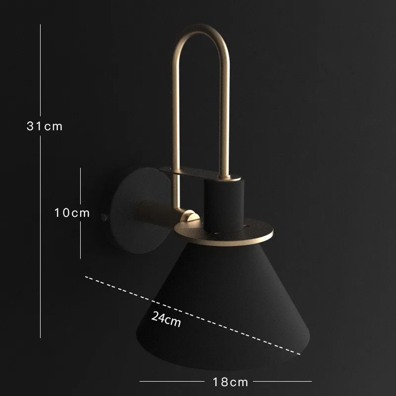 Новинка железный промышленный винтажный светодиодный настенный светильник