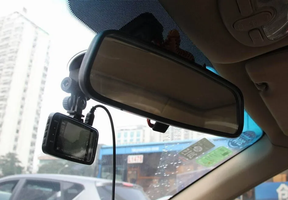 Full HD 1080 P Видеорегистраторы для автомобилей GS8000L автомобиля Камера 2," видео Регистраторы Dash Cam Ночное видение регистратор DashCam