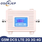 Ретранслятор Oserjep 2G, 4G, ЖК-дисплеи, GSM 900, 4G LTE 1800, GSM 1800 МГц, двухдиапазонный, 65 дБ