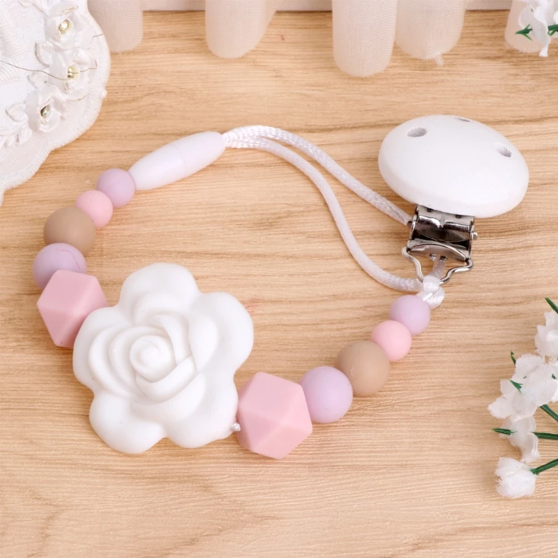Симпатичные Детские Силиконовые держатели цепочки для сосков|chain clip holder|pacifier