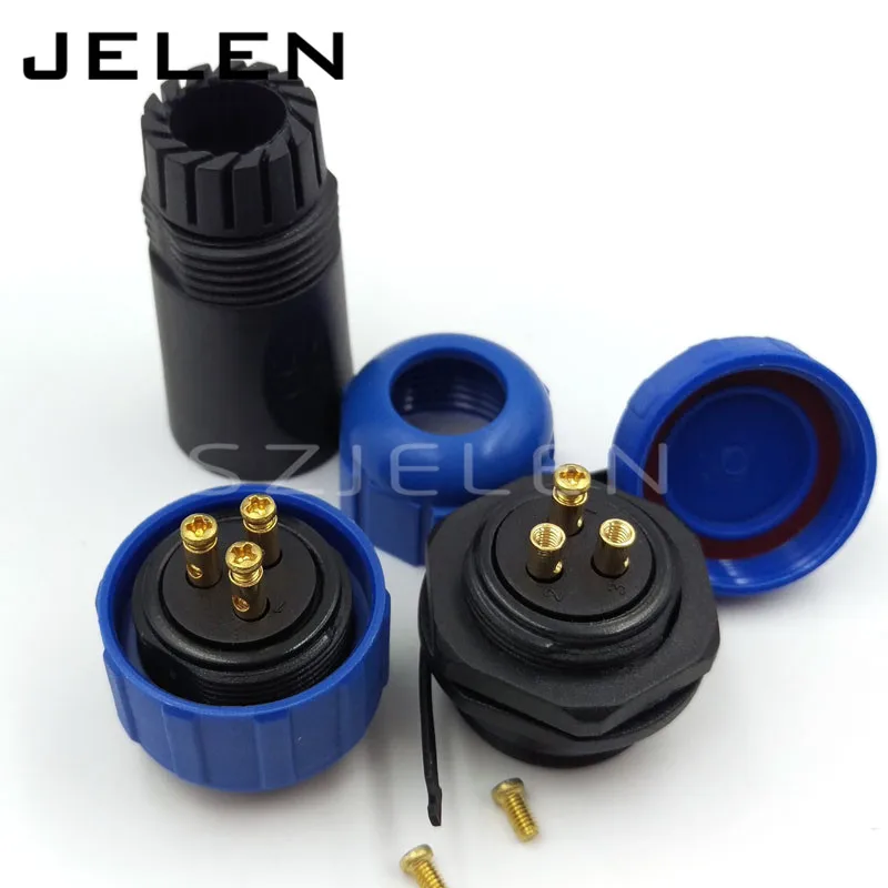 SP21 не требует сварки водонепроницаемый 3 контактный разъем светодиодный