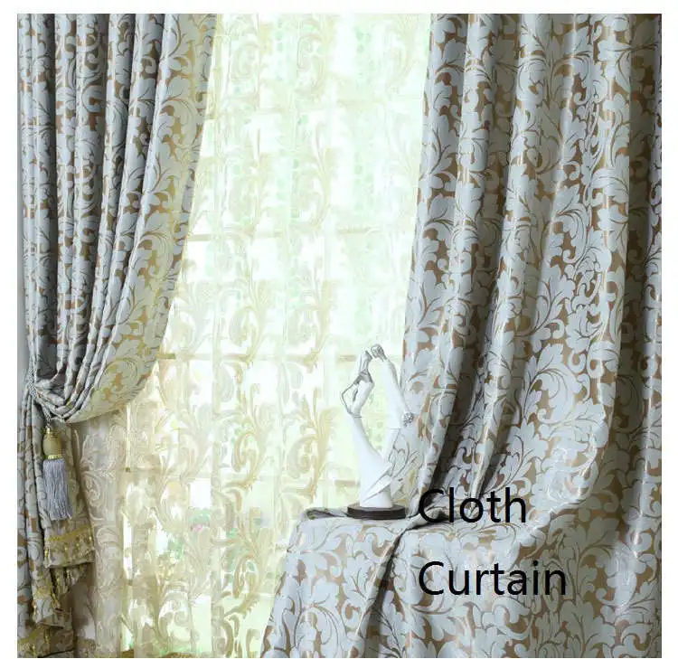 grey curtain Новые шторы для столовой, гостиной, спальни, высокого класса, европейский стиль, искусственная замша, на окно, занавески на заказ, красивые - Цвет: grey curtain