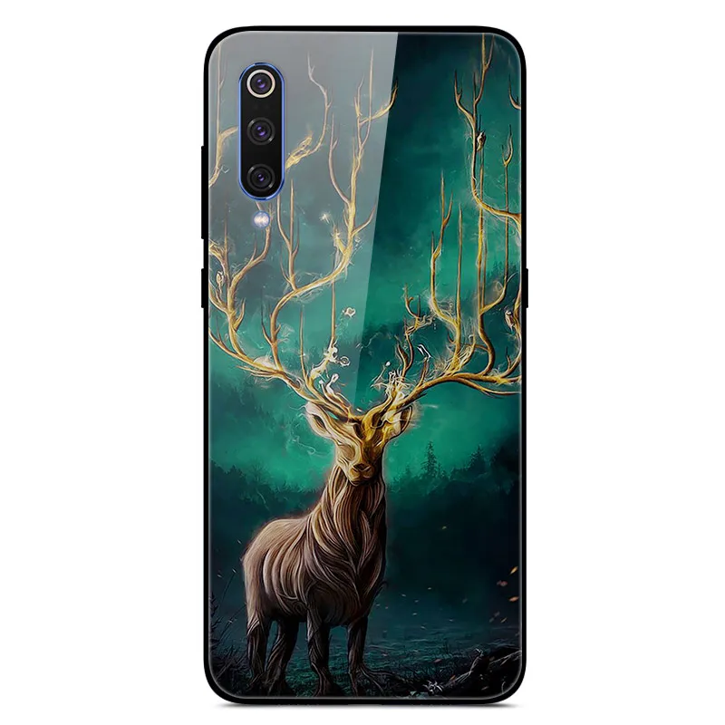 17 Для Xiaomi mi 9 SE mi 9SE чехол mi 9SE модная задняя крышка из закаленного стекла жесткий чехол для телефона s для Xiaomi mi 9 mi 9 чехол mi CC9 9 Lite - Цвет: 17