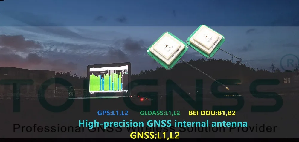 Высокоточная Внутренняя антенна GNSS RTK Drone базовая станция gnss антенна для ZED-F9P gps антенна IPEX AN506G TOPGNSS