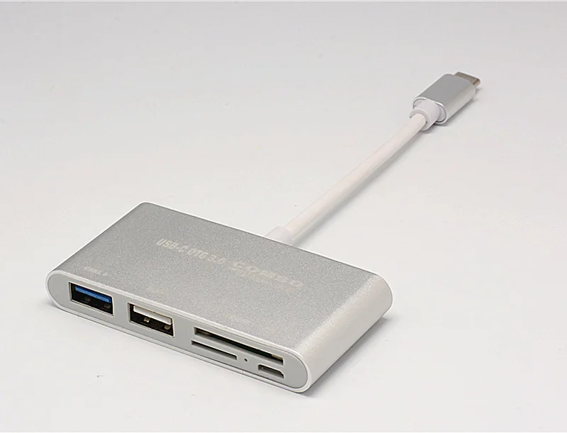 5в1 type C OTG кард-ридер USB 3,0 USB2.0 концентратор TF SD карта писатель для MACBOOK ноутбук для huawei samsung Android телефон