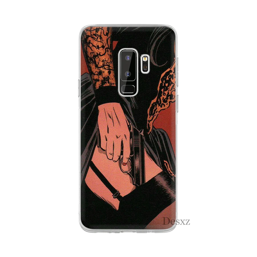Сексуальный мультяшный чехол для девочек Samsung M10 M20 M30 M40 S6 S7 Edge S8 S9 S10 Plus S10e Note 8 9 10